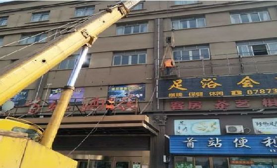 镇雄安装较高的门店招牌有什么好的方法？